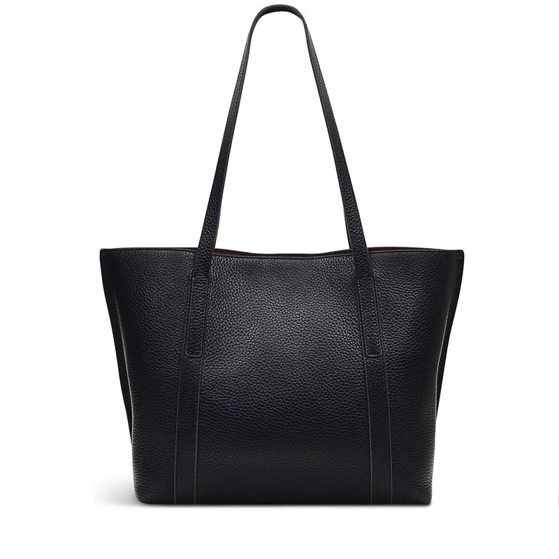 Museum Street Medium Ziptop Tote - Black