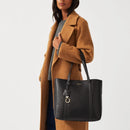 Museum Street Large Open Top Tote - Black