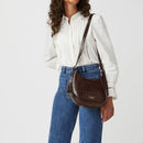 London Pockets Ziptop Crossbody - Dark Oak
