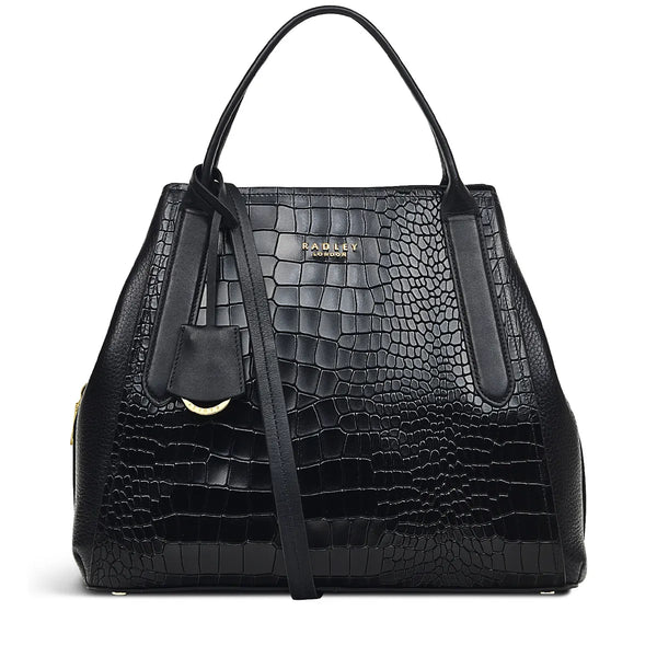 Baylis Road Faux Croc Multiway Grab - Black