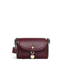 Keeley Street Small Flapover Crossbody - Dark Cherry