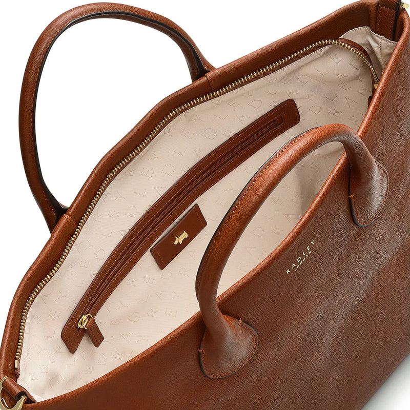 Aster Way Medium Zip Top Grab - Tortoise