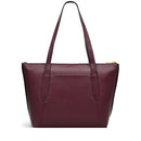 Wood Street 2.0 Medium Ziptop Tote - Dark Cherry