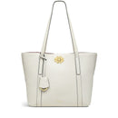 Museum Street Medium Ziptop Tote - Chalk