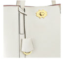 Museum Street Medium Ziptop Tote - Chalk