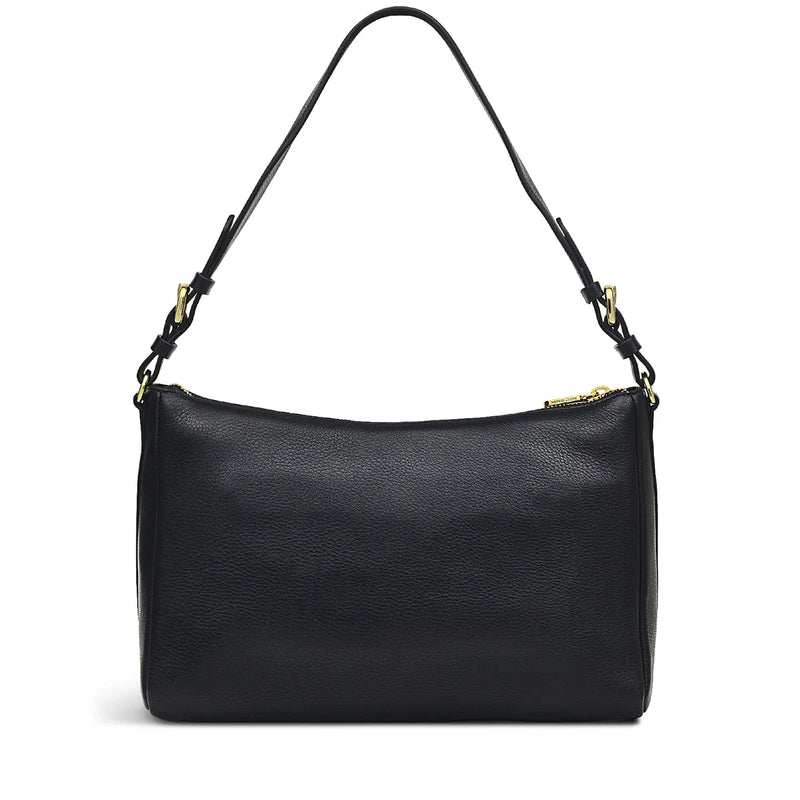 Dukes Place Stripe Ziptop Shoulder - Black