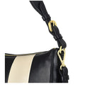 Dukes Place Stripe Ziptop Shoulder - Black