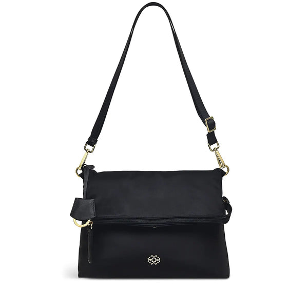 24/7 Small Flapover Crossbody - Black