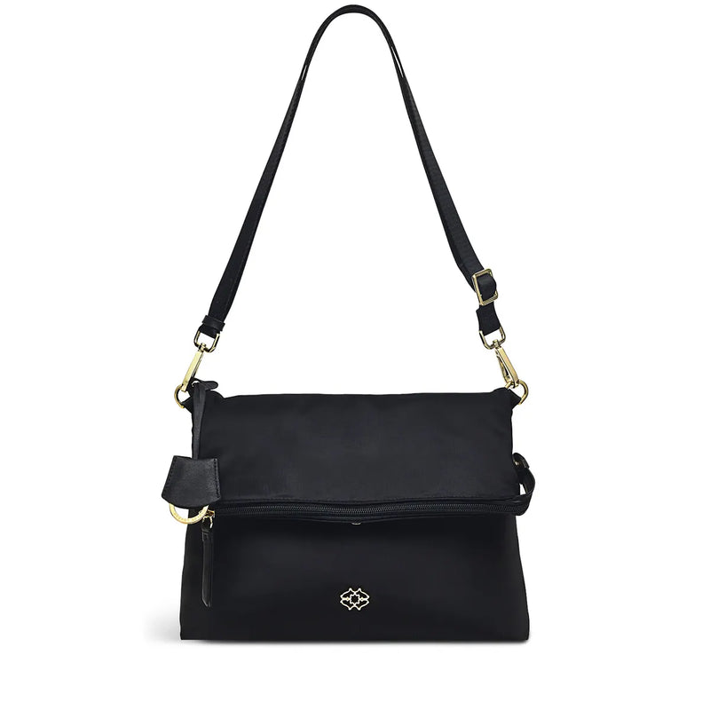 24/7 Small Flapover Crossbody - Black
