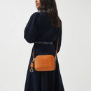 Dukes Place Medium Ziptop Crossbody - Amber
