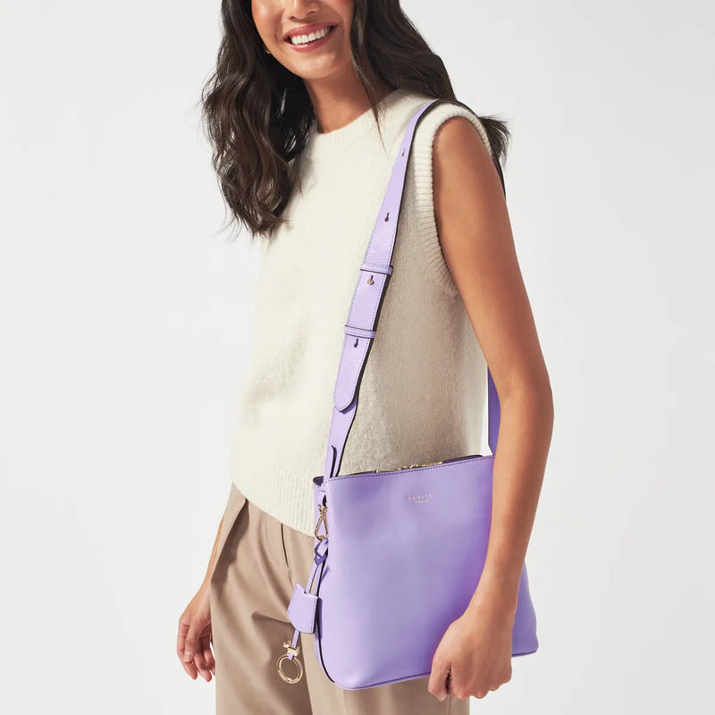 Dukes Place Compartment Crossbody - Lavender