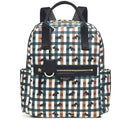 Finsbury Park Check Dog Backpack - Cedar