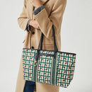 Finsbury Park Check Dog Shoulder - Cedar