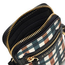 Finsbury Park Check Dog Phone Crossbody - Cedar