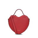 Valentines Small Ziptop Crossbody - Crimson