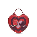 Valentines Small Ziptop Crossbody - Crimson