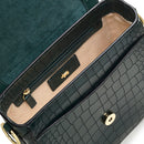 Liverpool Street Croc Ziptop Flapover - Cedar