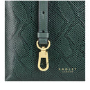 Pocket Faux Snake Ziptop Crossbody - Cedar