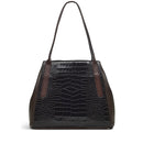 Baylis Road Faux Croc Shoulder - Dark Oak