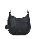 Pockets Ziptop Crossbody - Black