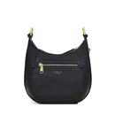 Pockets Ziptop Crossbody - Black