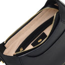 Pockets Ziptop Crossbody - Black