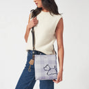 Palace Garden Sml Ziptop Crossbody - Chalk