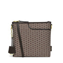 Pockets Medium Ziptop Crossbody - Tortoise