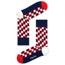 Filled Optic Sock - Navy/Red/White
