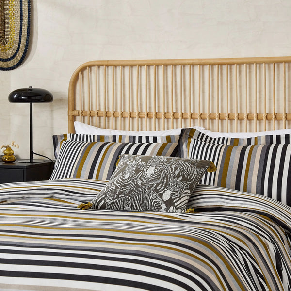 Rosita Duvet Cover Set- Charcoal