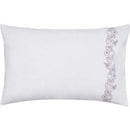 Avery Grape Embroidered Standard Pillowcase