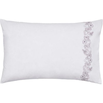 Avery Grape Embroidered Standard Pillowcase