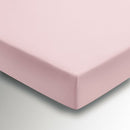 Plain Dye Fitted Sheet - Blush