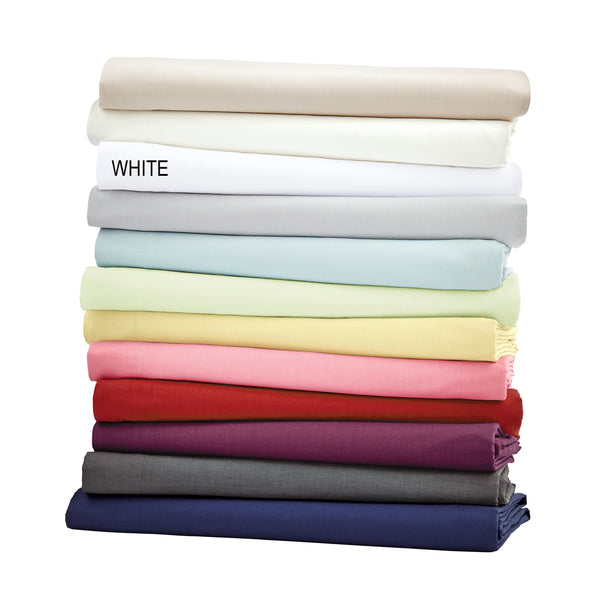 Helena Springfield Plain Dye White Standard Pillowcase