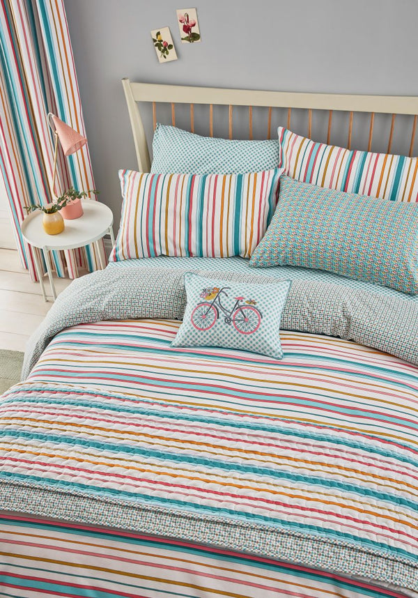 Helena Springfield Trixie Duvet Cover Set Duck Egg - Single