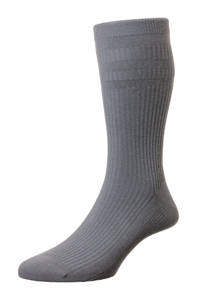 Softop Plain Cotton-rich+ - Mid Grey