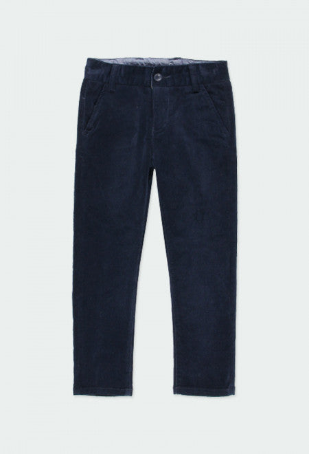 Stretch Cord Trouser - Navy
