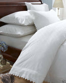 Broderie Balmoral White Duvet Cover Set - Double