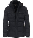 Padded Hooded Jacket - Blue