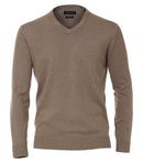 Plain V-neck Jumper - New Milkie