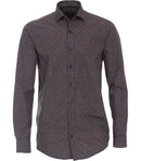 Casual Fit Print Shirt - Light Blue