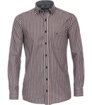 Comfort Fit Stripe Shirt - Light Blue