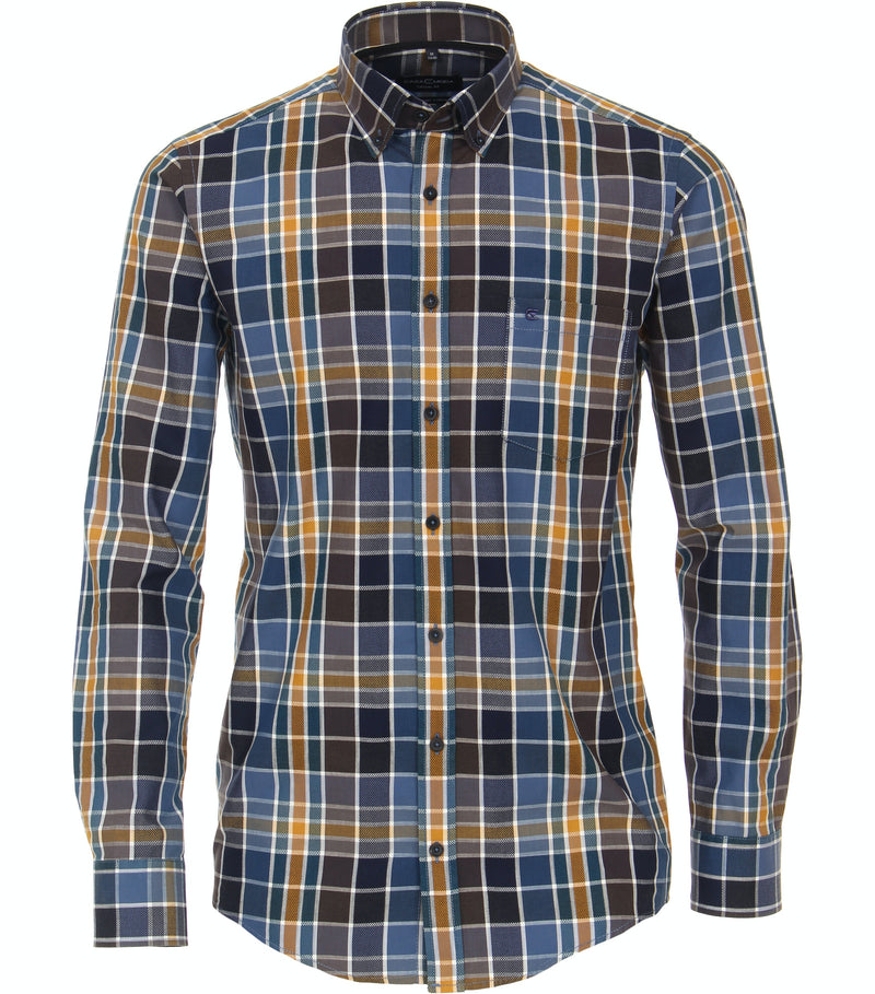 Casual Fit Check Shirt - Green