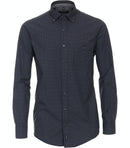 Casual Fit Print Shirt - Light Blue