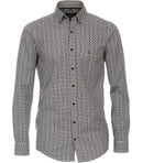 Casual Fit Print Shirt - Light Blue