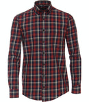 Casual Fit Check Shirt - Red