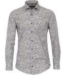 Casual Fit Print Shirt - Light Blue
