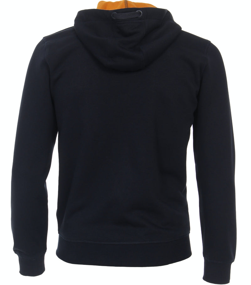 Zipped Hoodie - Night Blue