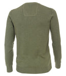 Plain V-neck Jumper - Four Leaf Clover
