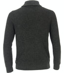 Patterned Troyer Zip Jumper - Climbing Ivy